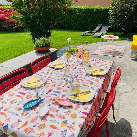 Appartamento Con Giardino Al Melograno โลการ์โน ภายนอก รูปภาพ