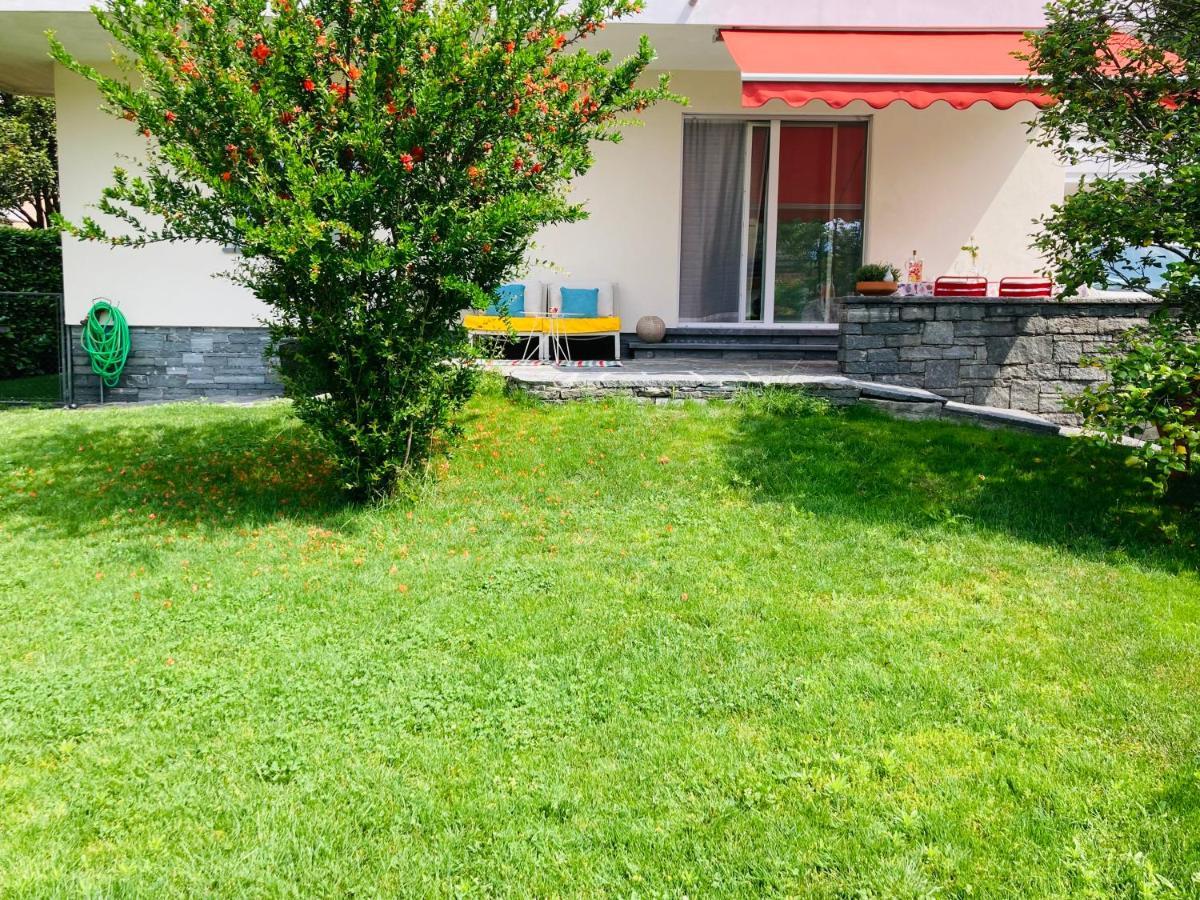 Appartamento Con Giardino Al Melograno โลการ์โน ภายนอก รูปภาพ